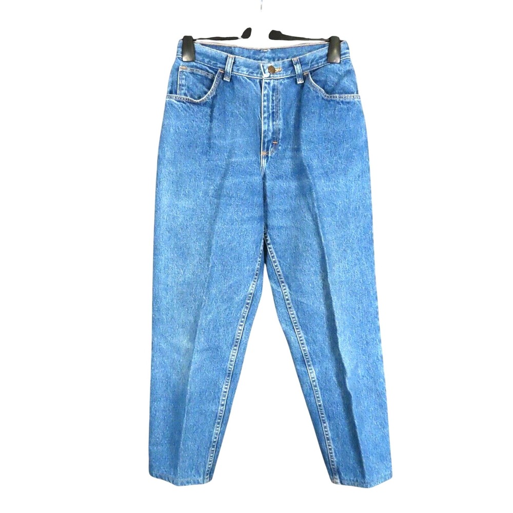 VTG GITANO High Rise RELAXED JEANS Stonewash HEAVY COTTON Tapered (12P) 28"Waist